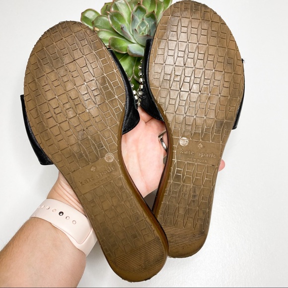 Kate Spade Taleen Too Sunglasses Slip On Sandals - Picture 3 of 5